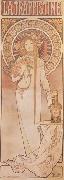 La Trappistine (nn03) Alphonse Mucha